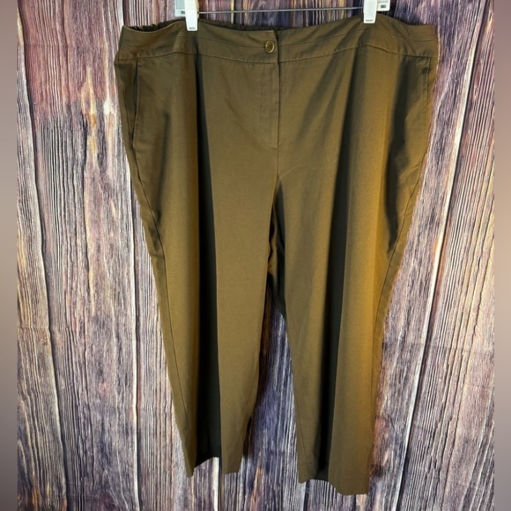 Talbots Woman Tan Plus Size Pant Size 2X